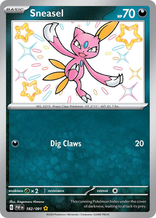 Sneasel 182/91 Shiny Rare - MissingNo.