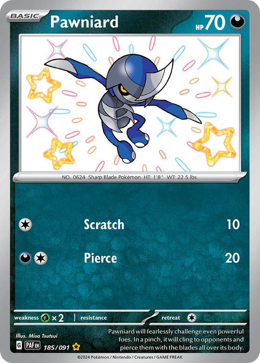 Pawniard 185/91 Shiny Rare - MissingNo.