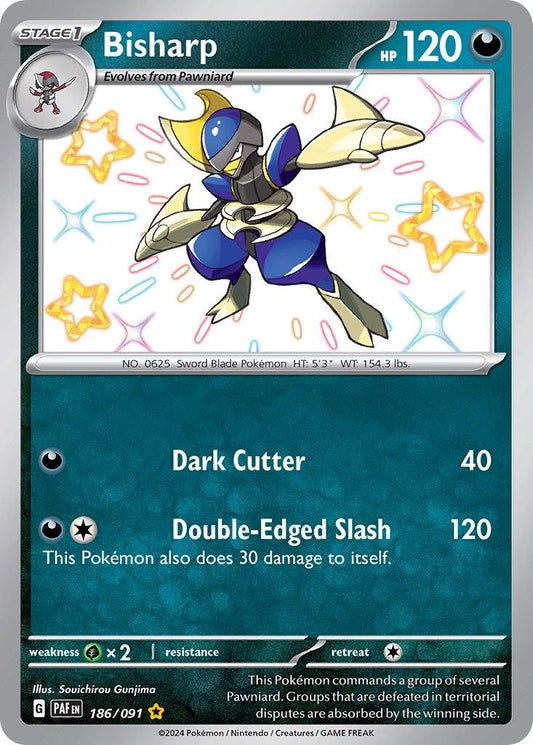 Bisharp 186/91 Shiny Rare - MissingNo.
