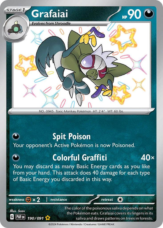 Grafaiai 190/91 Shiny Rare - MissingNo.