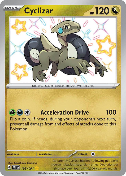 Cyclizar 195/91 Shiny Rare - MissingNo.