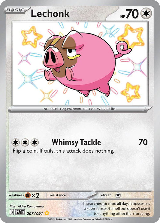 Lechonk 207/91 Shiny Rare - MissingNo.