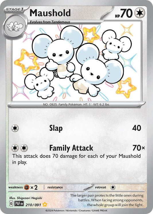 Maushold 210/91 Shiny Rare - MissingNo.