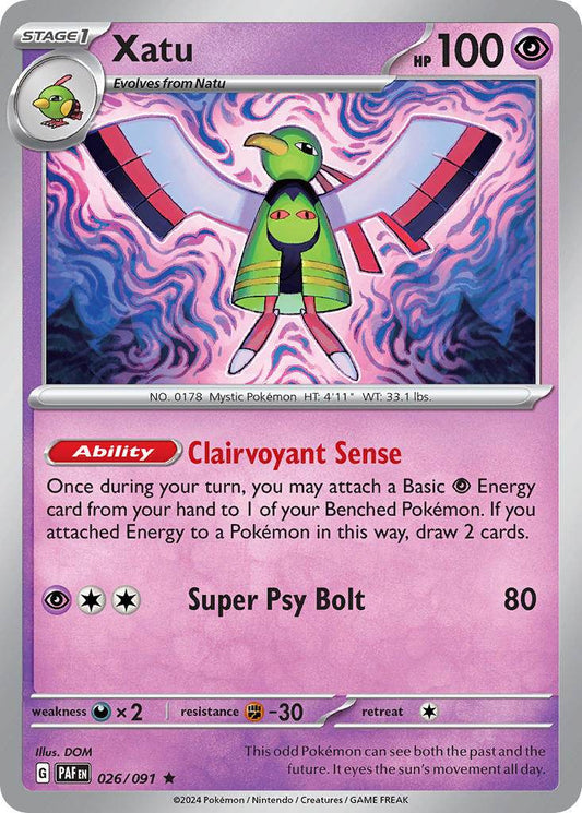 Xatu 26/91 Holo Rare - MissingNo.