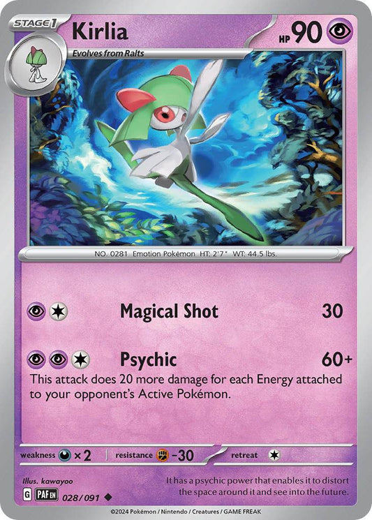 Kirlia 28/91 Common - MissingNo.
