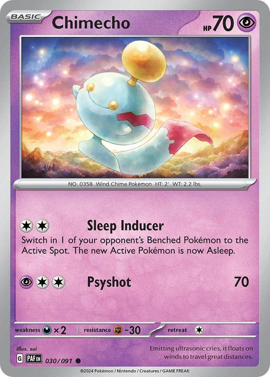 Chimecho 30/91 Reverse Common - MissingNo.