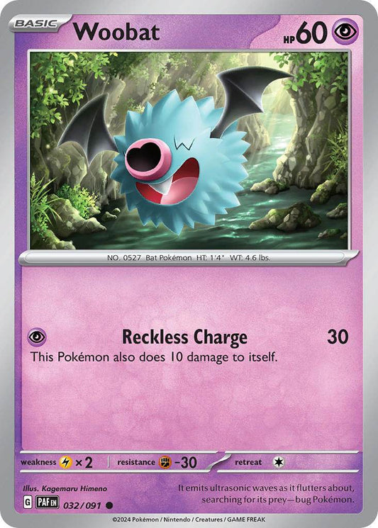 Woobat 32/91 Common - MissingNo.