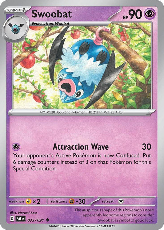 Swoobat 33/91 Uncommon - MissingNo.