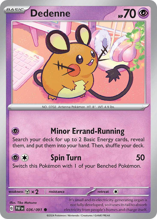 Dedenne 36/91 Common - MissingNo.
