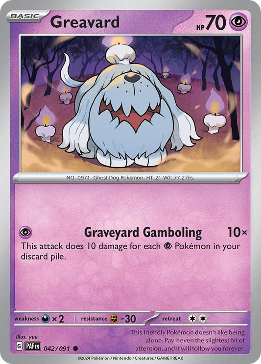 Greavard 42/91 Common - MissingNo.