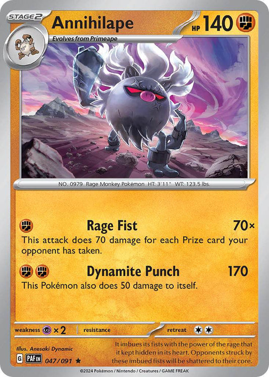 Annihilape 47/91 Reverse Rare - MissingNo.