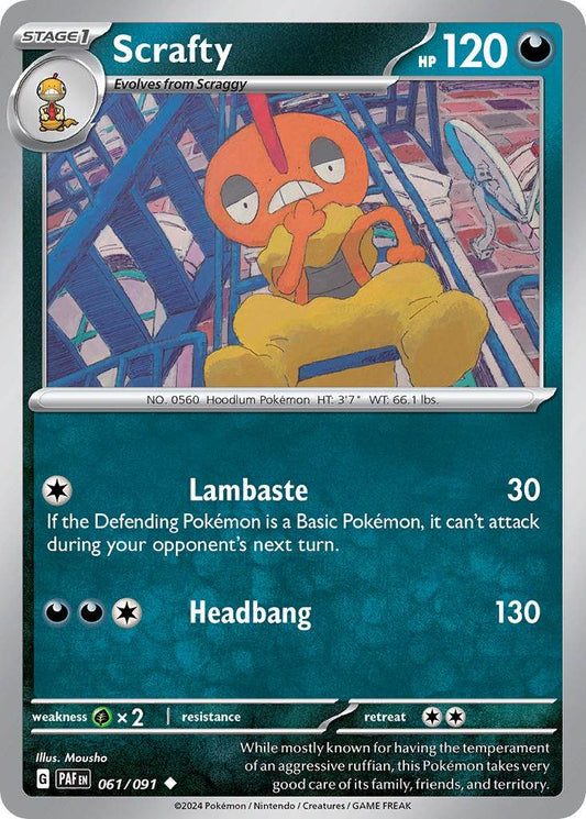 Scrafty 61/91 Uncommon - MissingNo.