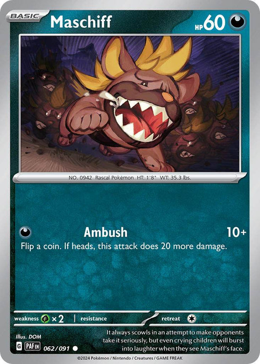 Maschiff 62/91 Reverse Common - MissingNo.