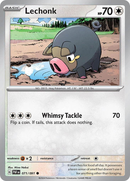 Lechonk 71/91 Common - MissingNo.