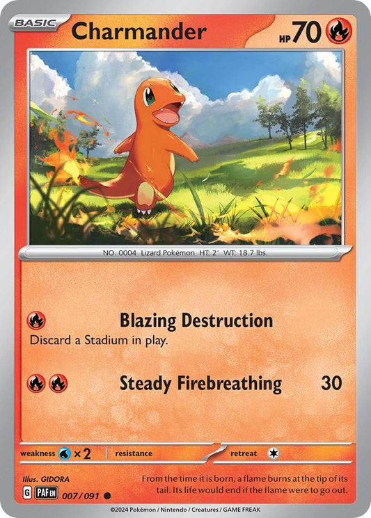 Charmander 7/91 Reverse Common - MissingNo.