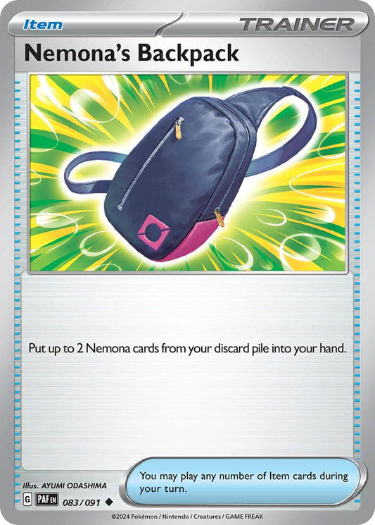 Nemona's Backpack 83/91 Uncommon - MissingNo.