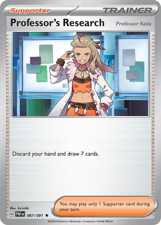 Professor's Research 87/91 Holo Rare - MissingNo.