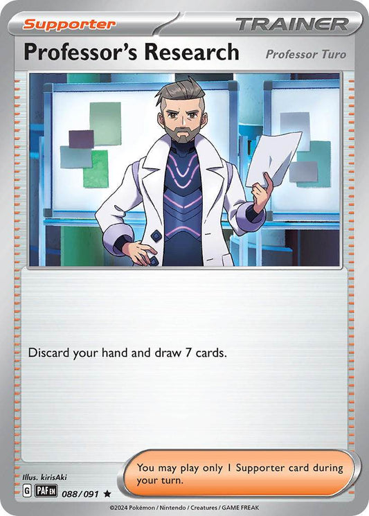 Professor's Research 88/91 Reverse Rare - MissingNo.