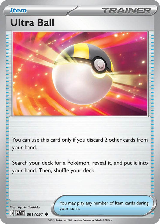 Ultra Ball 91/91 Reverse Uncommon - MissingNo.