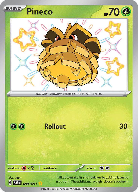Pineco 99/91 Shiny Rare - MissingNo.