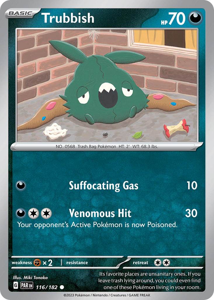 Trubbish 116/182 Reverse Common - MissingNo.