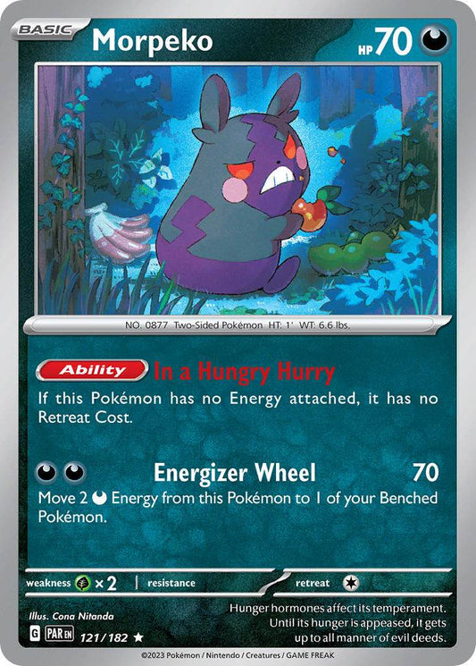 Morpeko 121/182 Non-Holo Play! Pokémon Stamp Prize Pack Series 5 & Prize Pack Series 6 Exclusive - MissingNo.