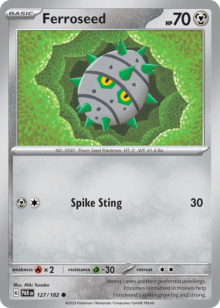 Ferroseed 127/182 Reverse Common - MissingNo.