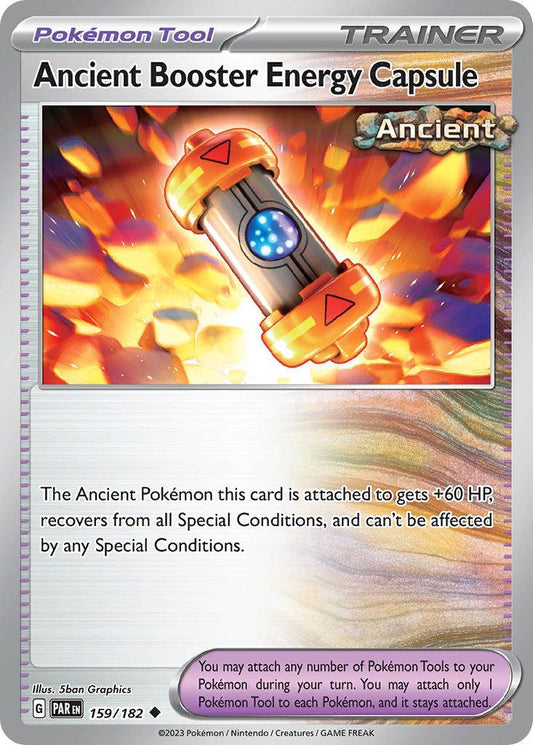 Ancient Booster Energy Capsule 159/182 Holo Play! Pokémon Stamp Prize Pack Series 5 Exclusive - MissingNo.