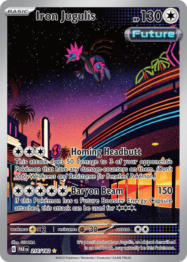 Iron Jugulis 216/182 Illustration Rare - MissingNo.