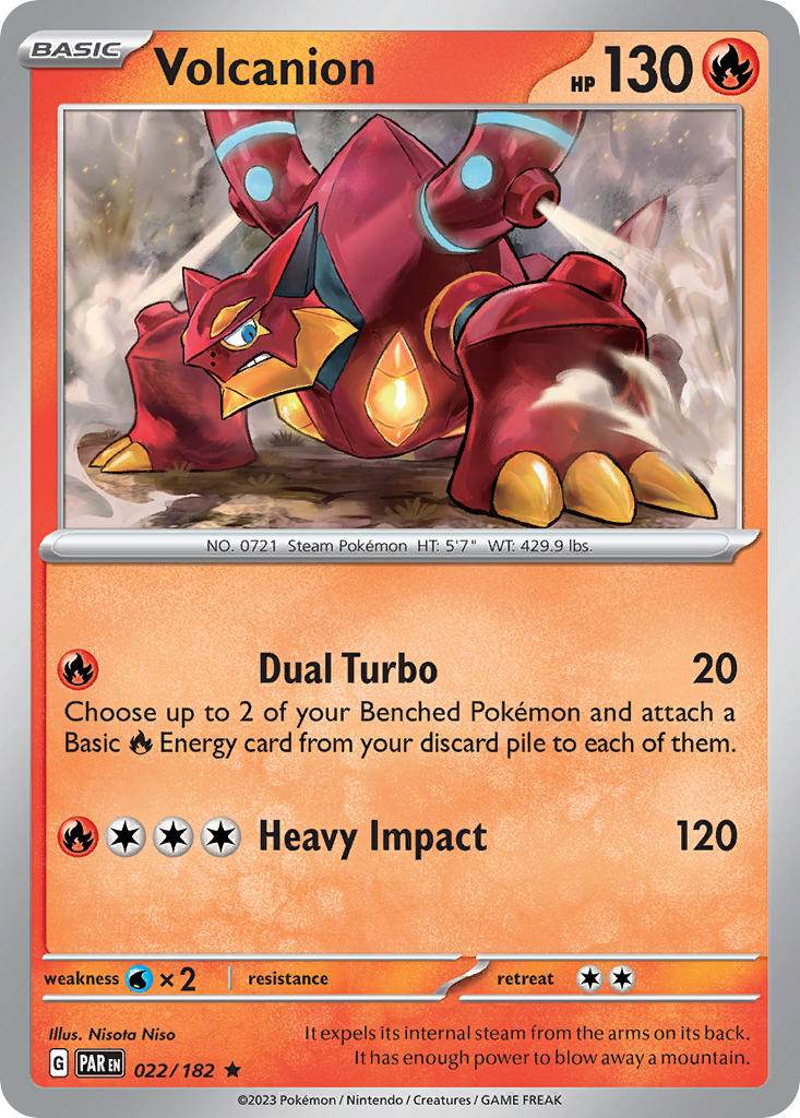 Volcanion 22/182 Holo Rare - MissingNo.
