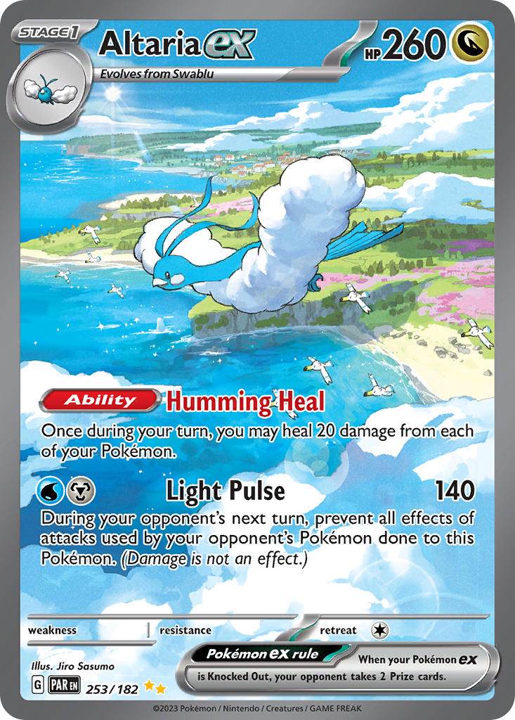 Altaria ex 253/182 Special Illustration Rare ex - MissingNo.