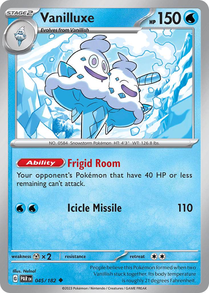 Vanilluxe 45/182 Cosmos Holo Snowflake Stamp Holiday Calendar 2024 Exclusive - MissingNo.