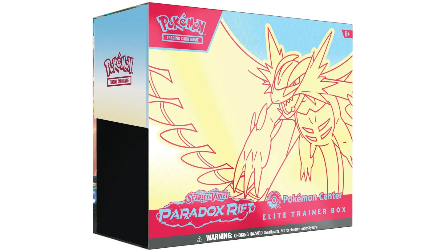 Paradox Rift Pokemon Center Elite Trainer Box Pokemon Cards