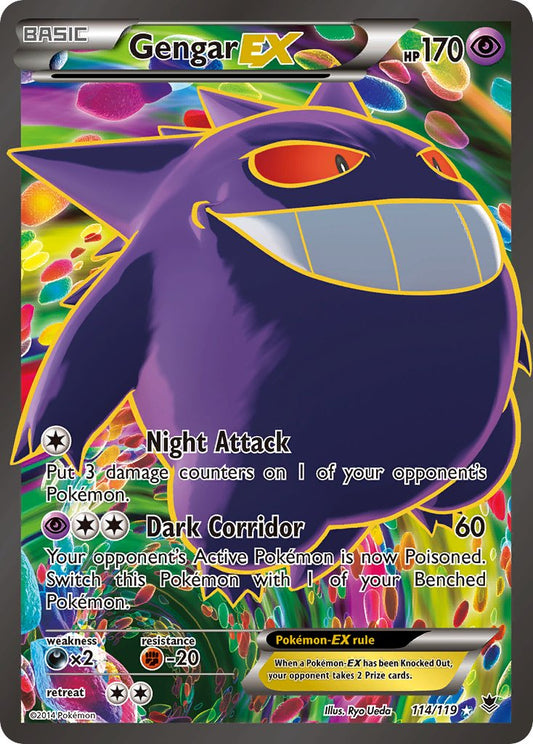 Gengar EX 114/119 Holo Ultra Rare EX - MissingNo.