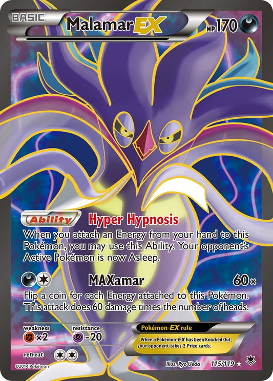 Malamar EX 115/119 Holo Ultra Rare EX - MissingNo.