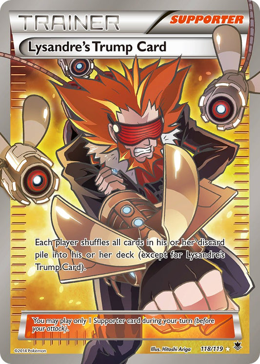 Lysandre's Trump Card 118/119 Holo Ultra Rare - MissingNo.
