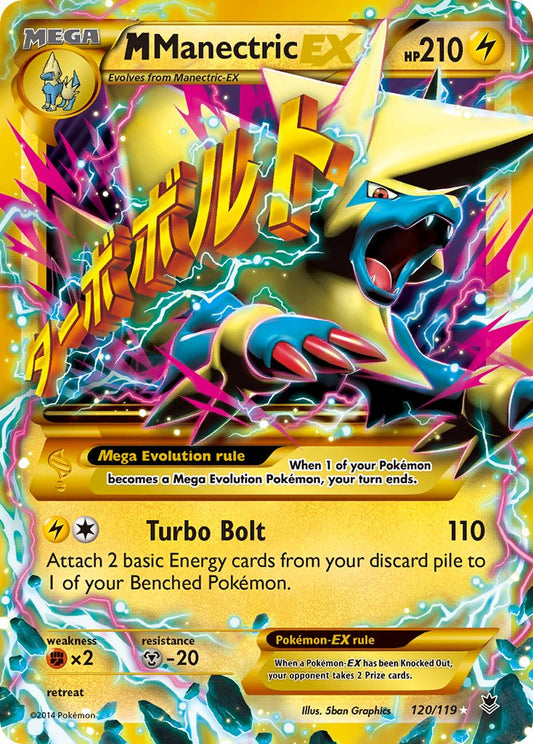 M Manectric EX 120/119 Holo Ultra Rare Mega EX - MissingNo.