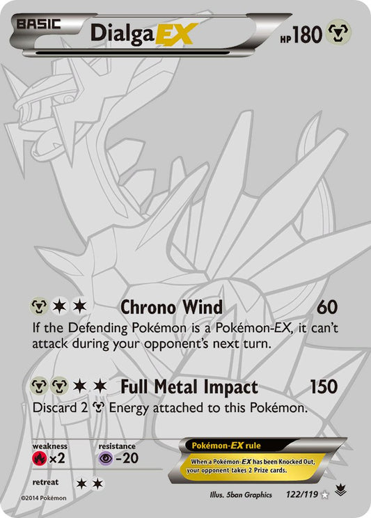 Dialga EX 122/119 Holo Ultra Rare EX - MissingNo.