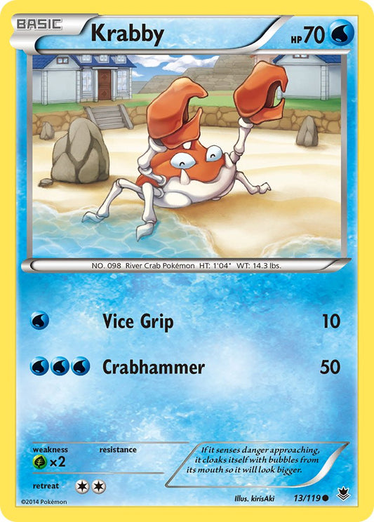 Krabby 13/119 Reverse Common - MissingNo.
