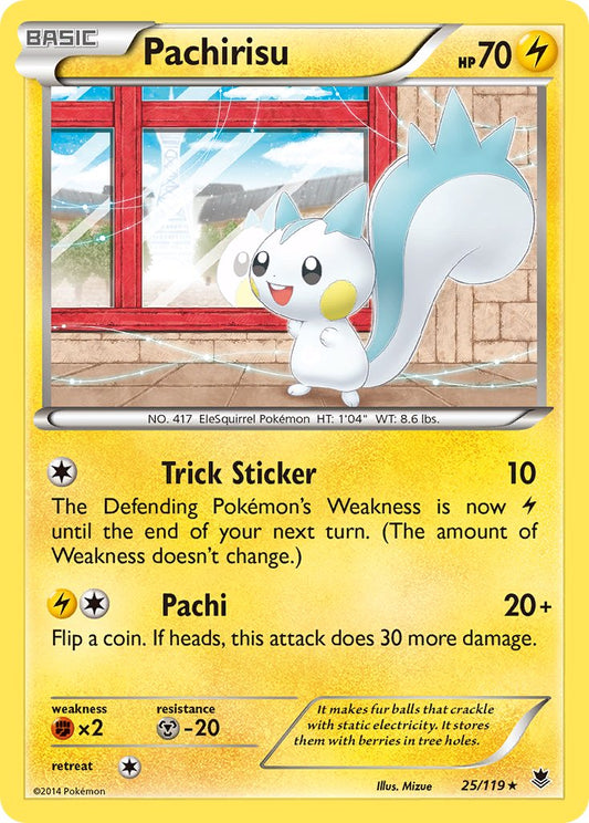 Pachirisu 25/119 Reverse Rare - MissingNo.