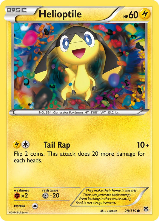 Helioptile 28/119 Reverse Common - MissingNo.