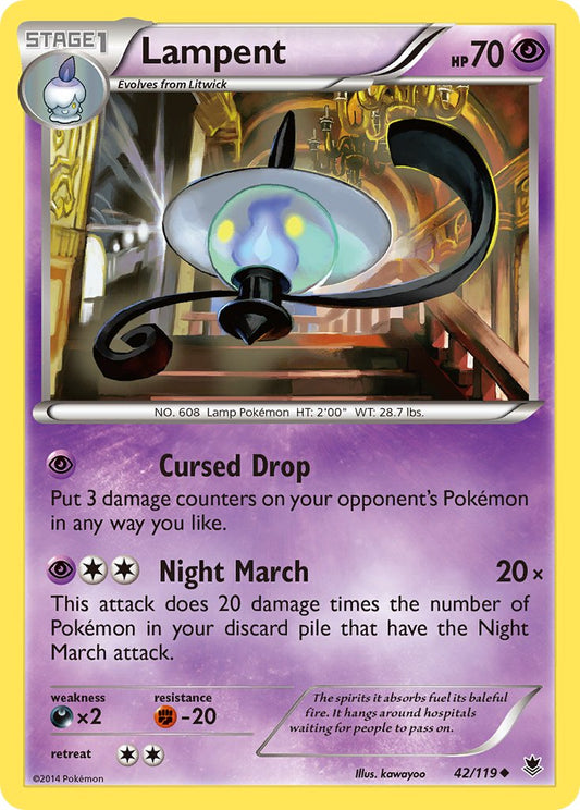 Lampent 42/119 Reverse Uncommon - MissingNo.