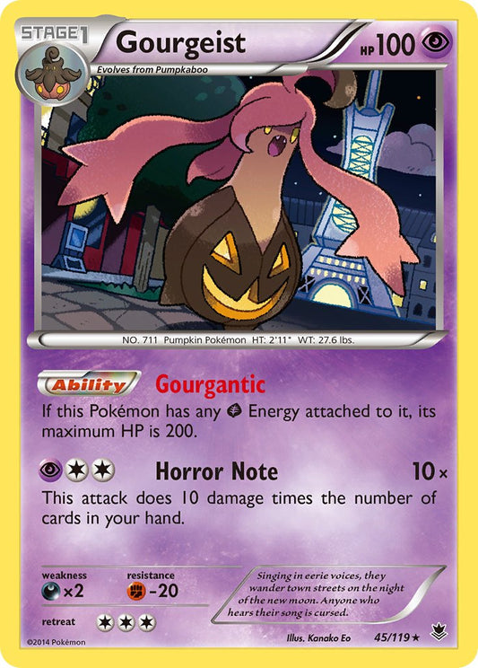 Gourgeist 45/119 Reverse Rare - MissingNo.