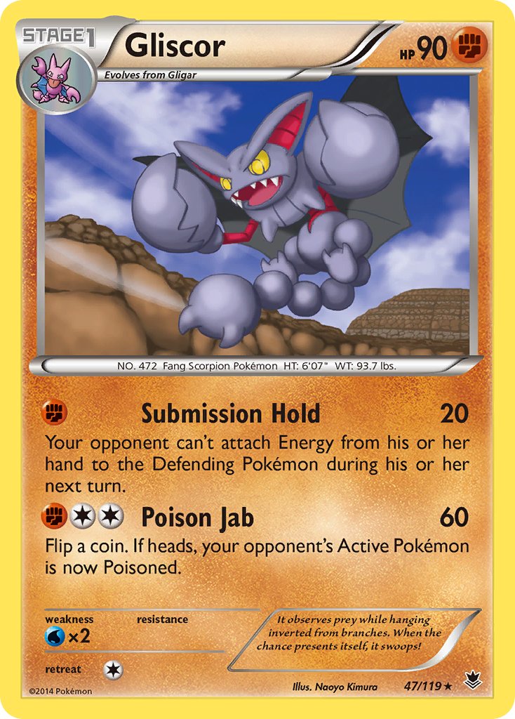 Gliscor 47/119 Non-Holo Rare - MissingNo.