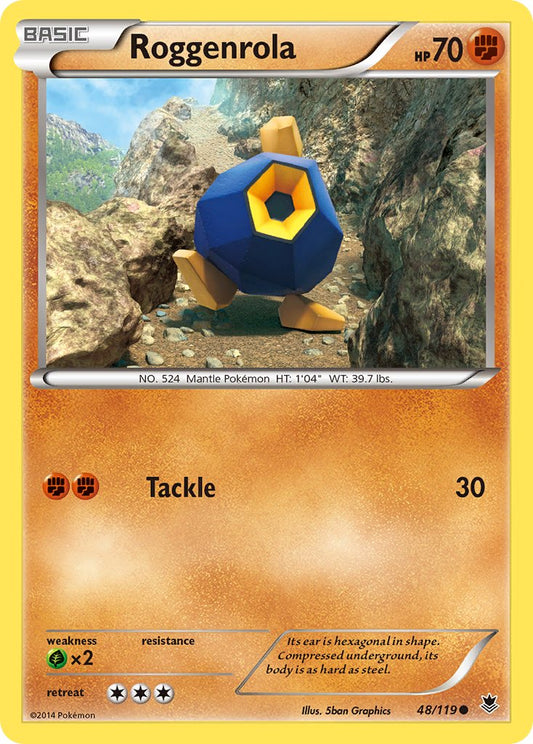 Roggenrola 48/119 Reverse Common - MissingNo.