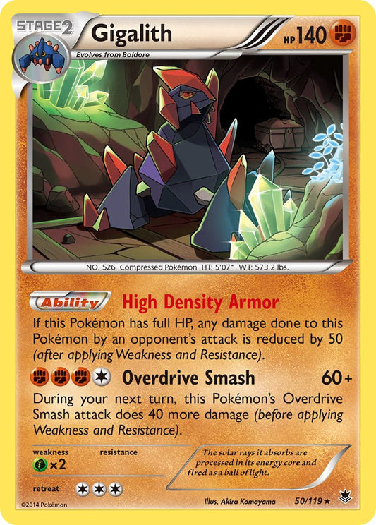 Gigalith 50/119 Reverse Rare - MissingNo.