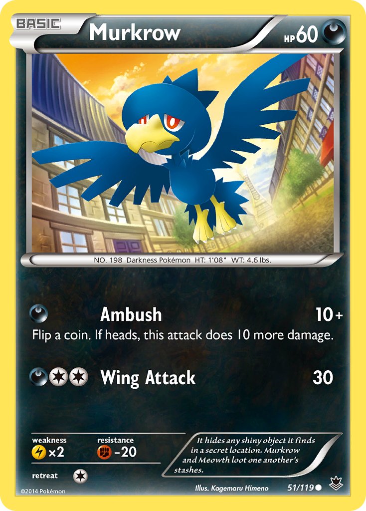 Murkrow 51/119 Reverse Common - MissingNo.