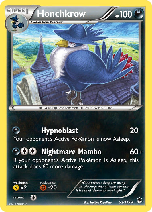 Honchkrow 52/119 Non-Holo Rare - MissingNo.