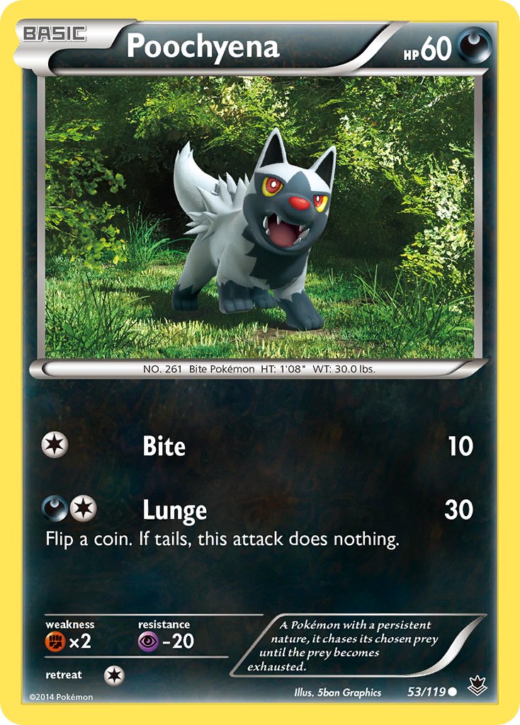 Poochyena 53/119 Common - MissingNo.
