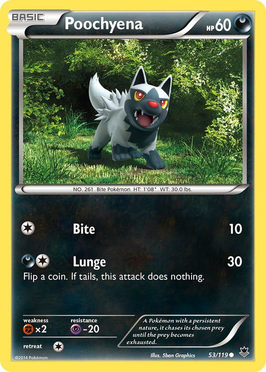 Poochyena 53/119 Reverse Common - MissingNo.